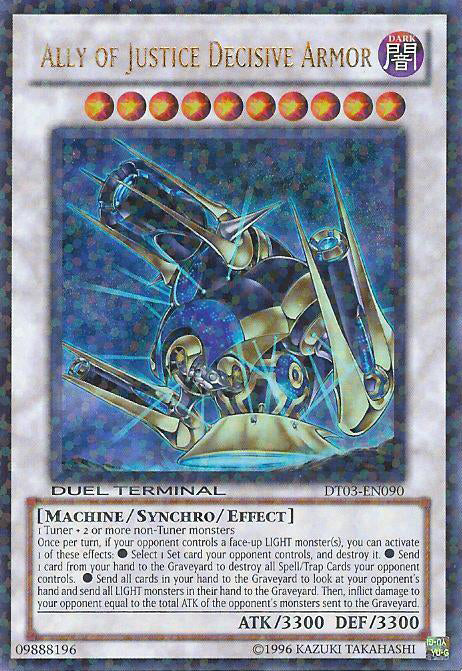 Ally of Justice Decisive Armor [DT03-EN090] Ultra Rare | Good Games Adelaide SA