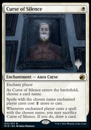 Curse of Silence (Promo Pack) [Innistrad: Midnight Hunt Promos] | Good Games Adelaide SA