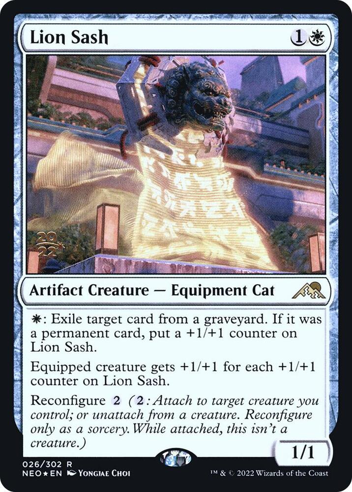 Lion Sash 26 (Prerelease Cards)  - Foil | Good Games Adelaide SA