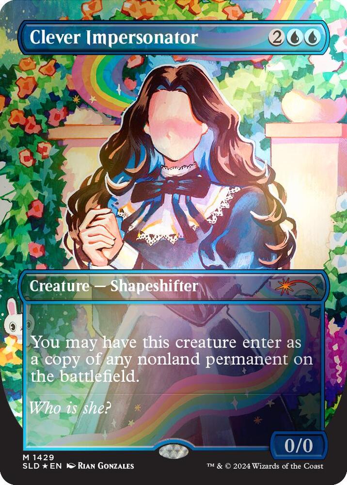 Clever Impersonator Rainbow Foil 1429 (Secret Lair Drop Series)  - Foil | Good Games Adelaide SA