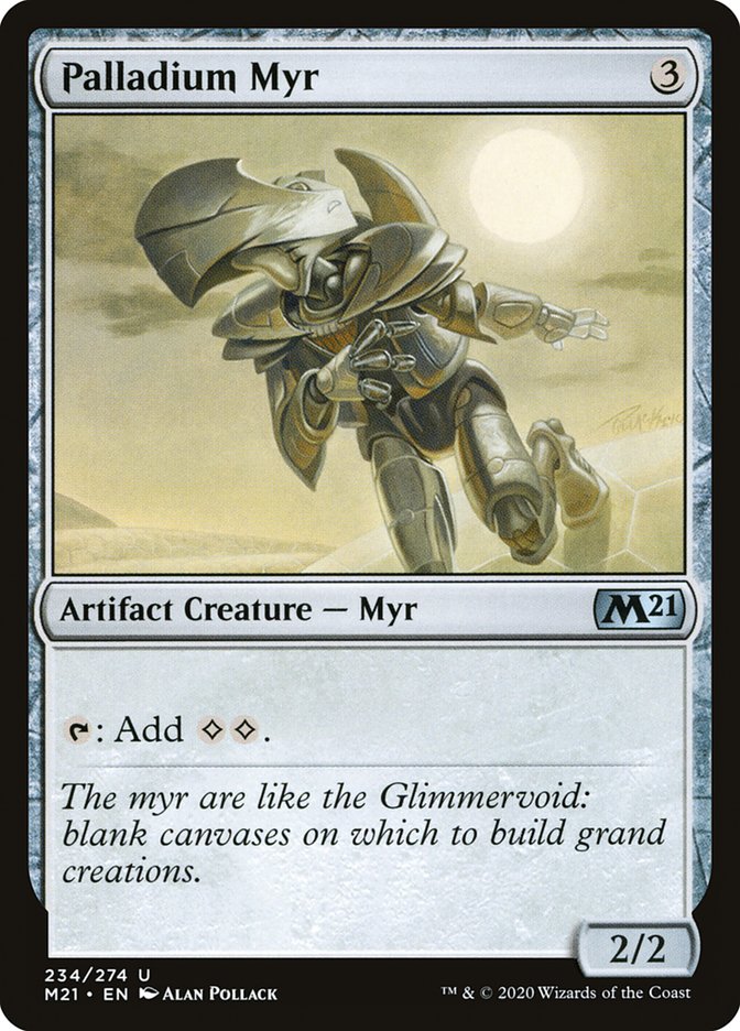 Palladium Myr [Core Set 2021] | Good Games Adelaide SA