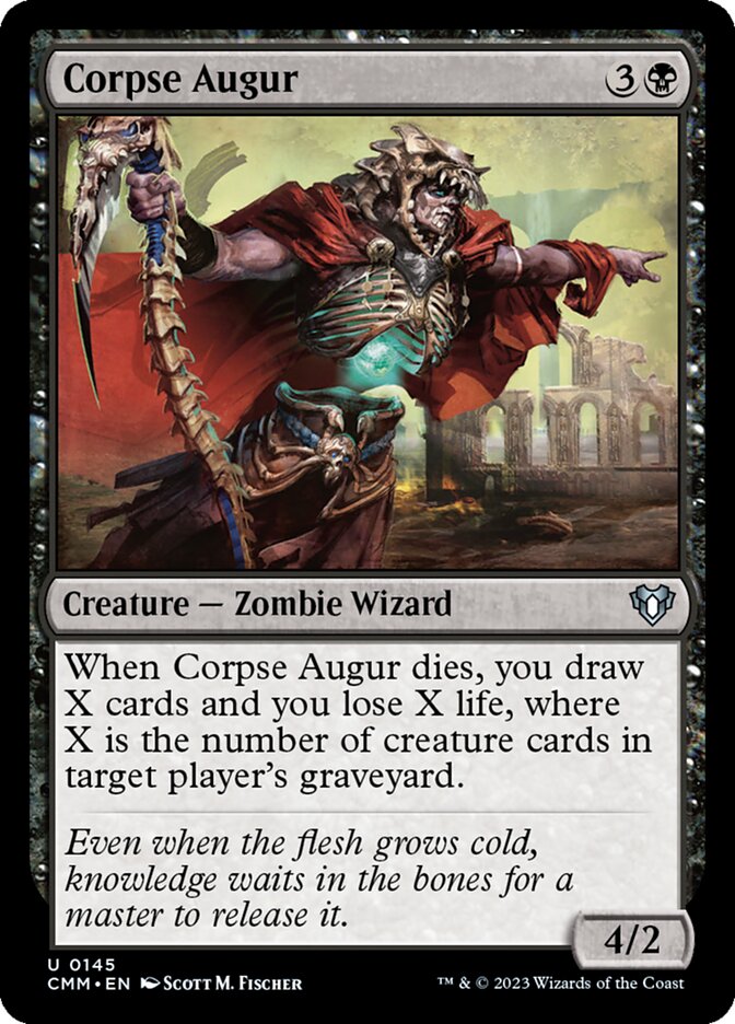 Corpse Augur 145 (Commander Masters)  - Foil | Good Games Adelaide SA