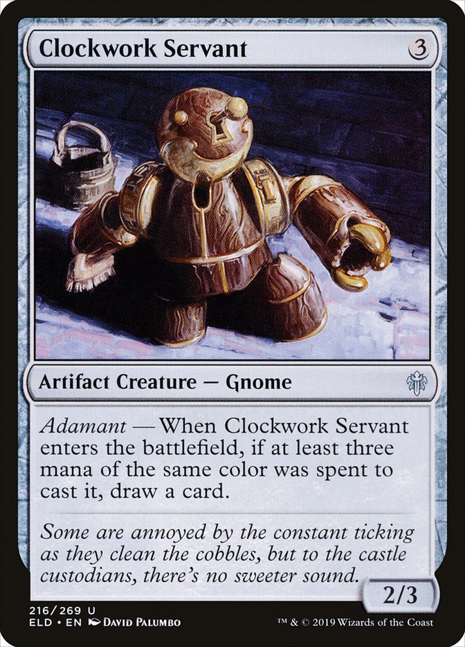 Clockwork Servant 216 (Throne of Eldraine)  | Good Games Adelaide SA