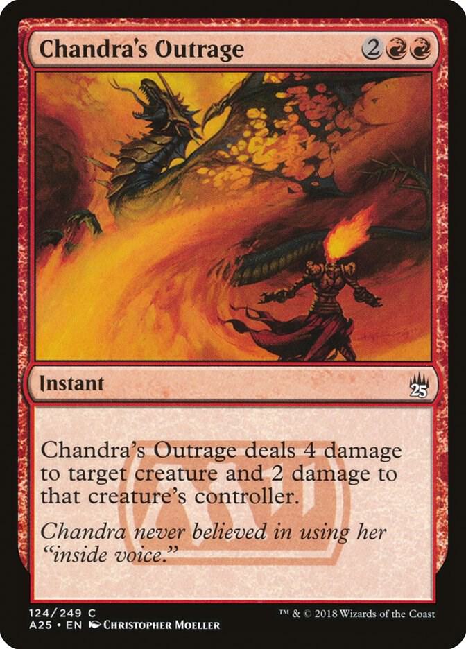 Chandra's Outrage 124 (Masters 25)  | Good Games Adelaide SA
