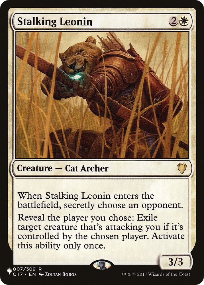 Stalking Leonin 007/309 (The List Reprints)  | Good Games Adelaide SA