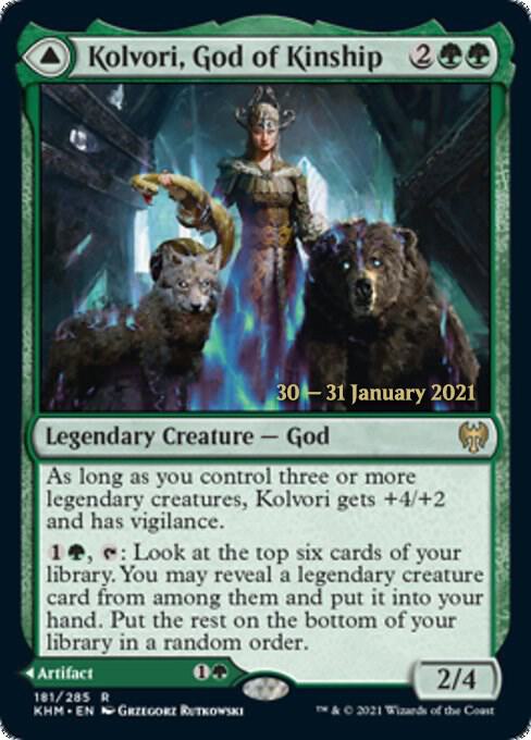 Kolvori God of Kinship 181 (Prerelease Cards)  - Foil | Good Games Adelaide SA