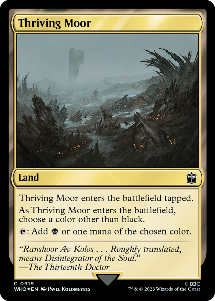 Thriving Moor (Surge Foil) [Doctor Who] | Good Games Adelaide SA
