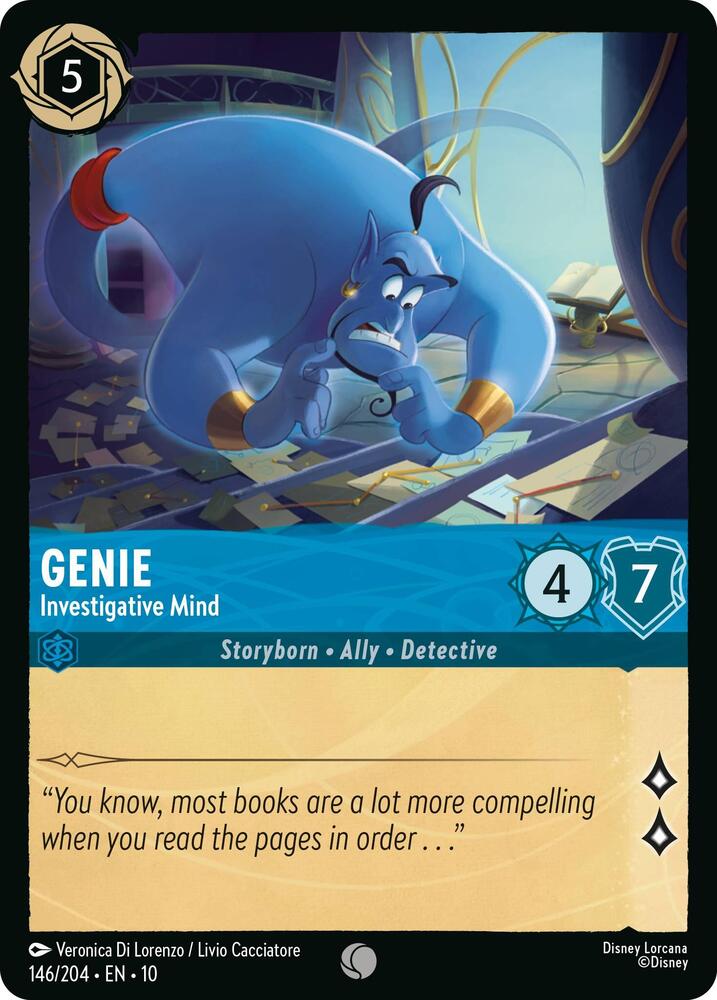 Genie Investigative Mind 146/204 (Whispers in the Well)  - Cold Foil | Good Games Adelaide SA