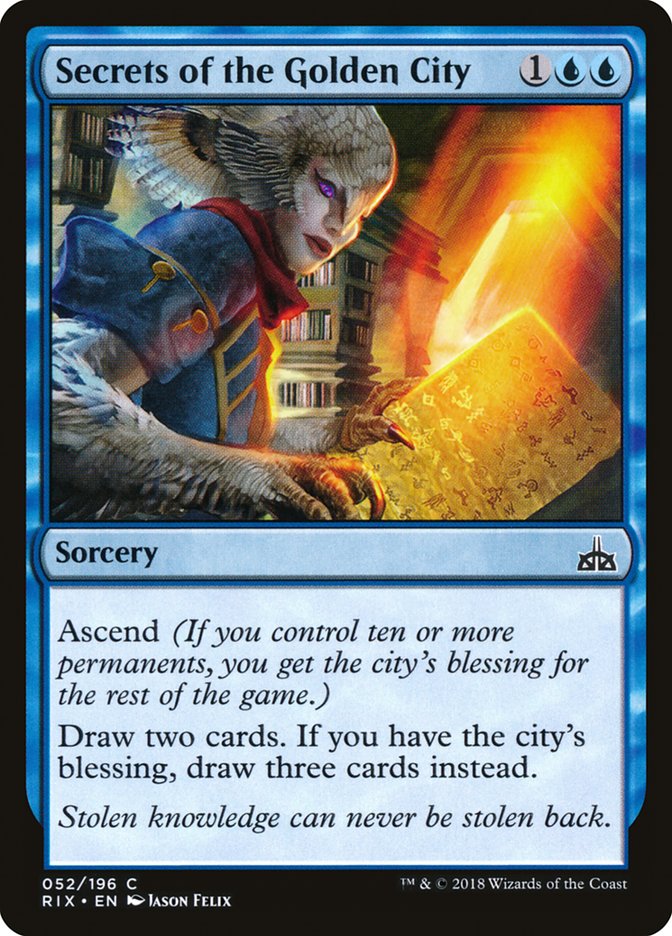 Secrets of the Golden City 52 (Rivals of Ixalan)  | Good Games Adelaide SA