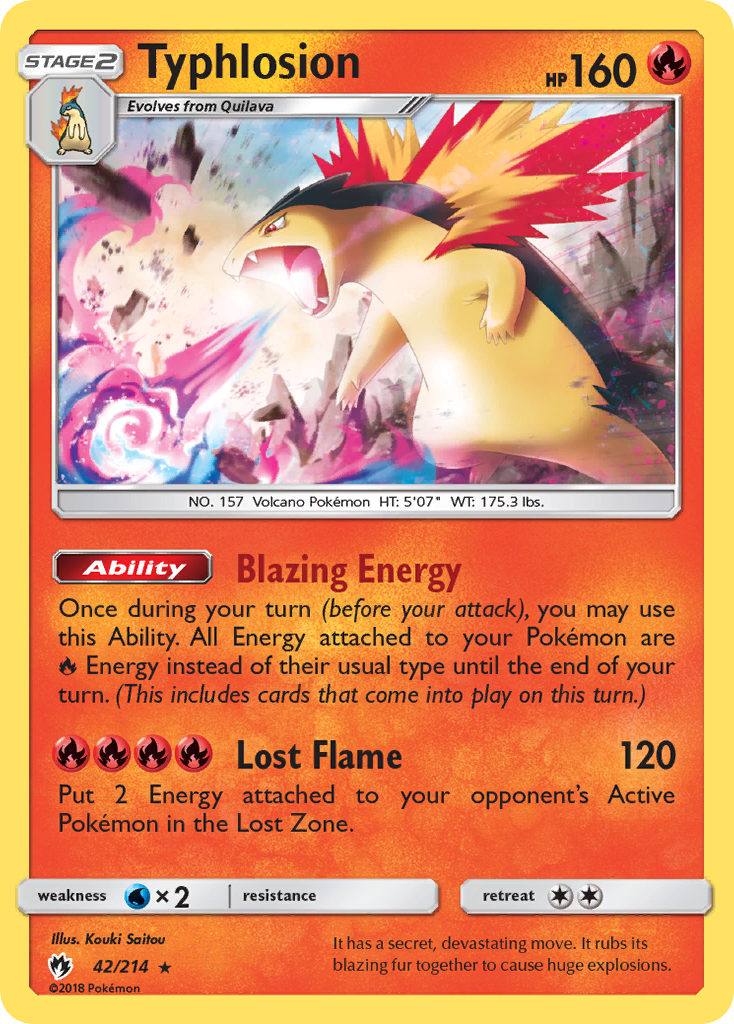 Typhlosion (42/214) [Sun & Moon: Lost Thunder] | Good Games Adelaide SA