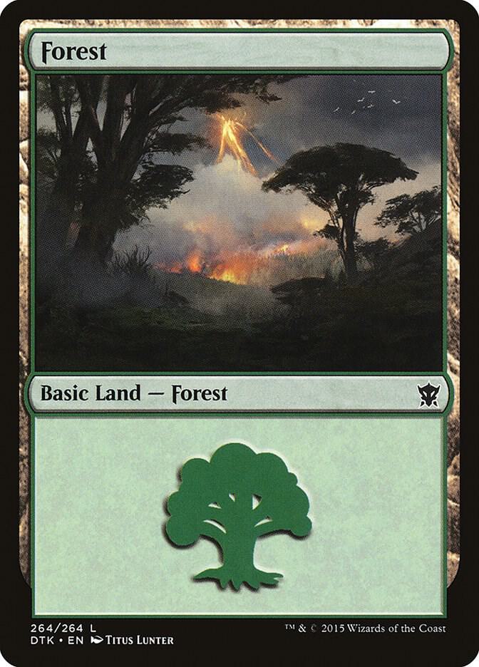 Forest 264 (Dragons of Tarkir)  | Good Games Adelaide SA