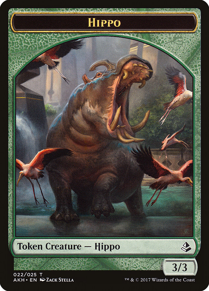 Aven Wind Guide // Hippo Token [Amonkhet Tokens] | Good Games Adelaide SA