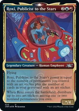 Roxi Publicist to the Stars Showcase Galaxy Foil 520 (Unfinity)  - Foil | Good Games Adelaide SA