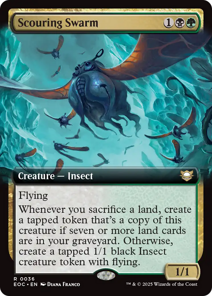 Scouring Swarm (Extended Art) [Edge of Eternities Commander] | Good Games Adelaide SA