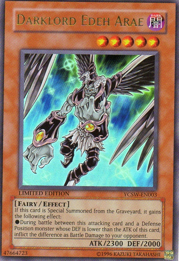 Darklord Edeh Arae [YCSW-EN003] Ultra Rare | Good Games Adelaide SA