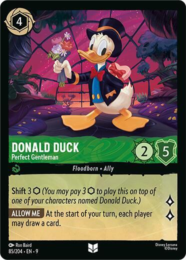 Donald Duck, Perfect Gentleman 85/204 (Fabled)  | Good Games Adelaide SA