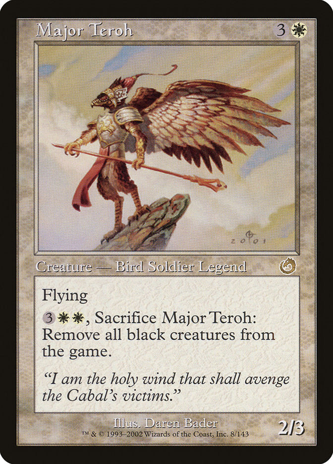 Major Teroh 8 (Torment)  - Foil | Good Games Adelaide SA