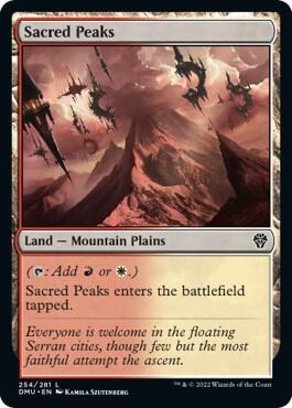 Sacred Peaks 254 (Dominaria United)  - Foil | Good Games Adelaide SA