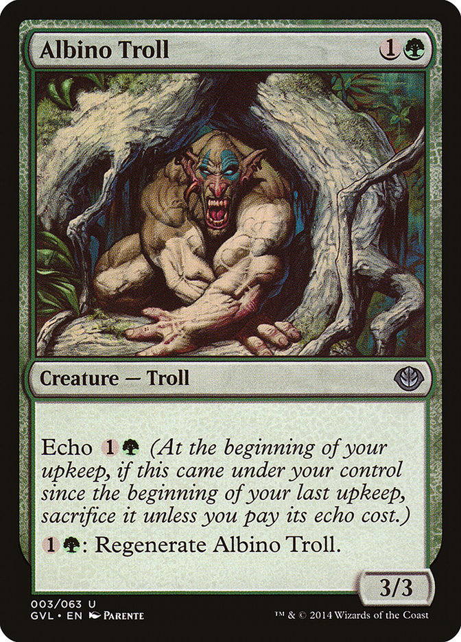 Albino Troll 3 (Duel Decks: Anthology)  | Good Games Adelaide SA