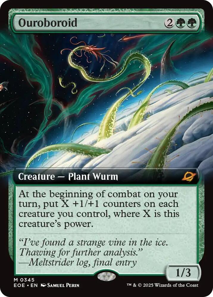 Ouroboroid Extended Art 345 (Edge of Eternities)  - Extended Art | Good Games Adelaide SA