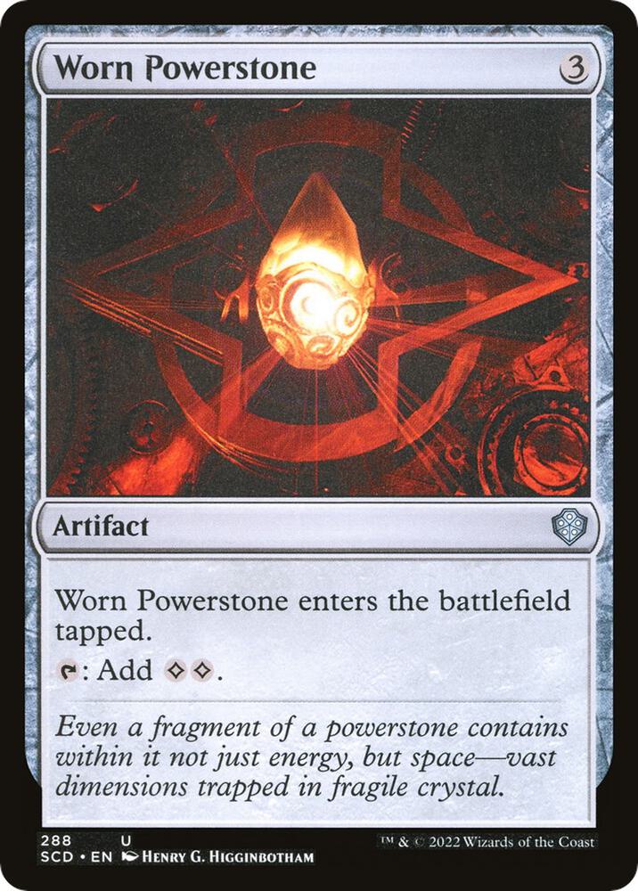 Worn Powerstone 288 (Starter Commander Decks)  | Good Games Adelaide SA