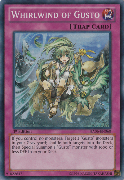 Whirlwind of Gusto [HA06-EN060] Super Rare | Good Games Adelaide SA