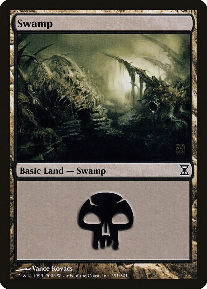 Swamp 291 (Time Spiral)  | Good Games Adelaide SA