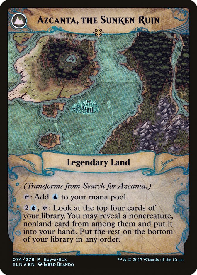 Search for Azcanta // Azcanta, the Sunken Ruin (Buy-A-Box) [Ixalan Treasure Chest] | Good Games Adelaide SA