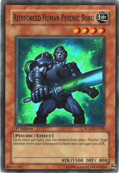 Reinforced Human Psychic Borg [RGBT-EN029] Super Rare | Good Games Adelaide SA