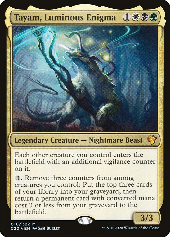 Tayam, Luminous Enigma 16 (Commander 2020)  - Foil | Good Games Adelaide SA