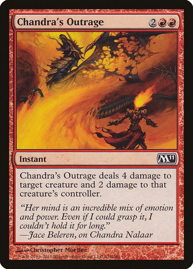 Chandra's Outrage 128 (Magic 2011 (M11))  - Foil | Good Games Adelaide SA