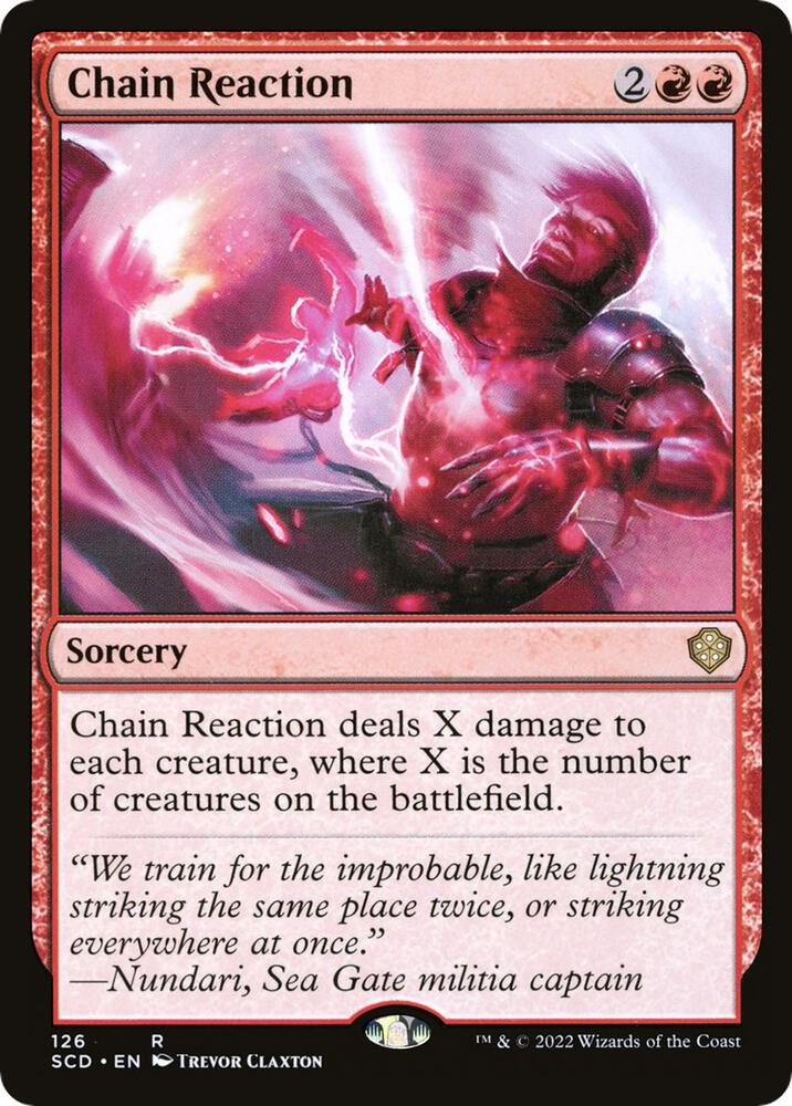 Chain Reaction 126 (Starter Commander Decks)  | Good Games Adelaide SA