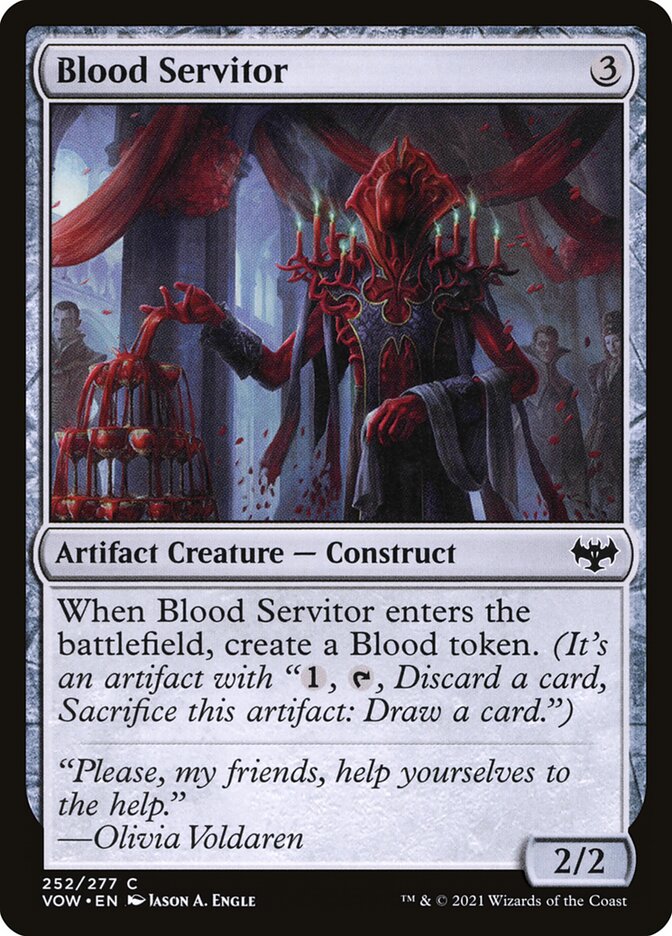 Blood Servitor 252 (Innistrad: Crimson Vow)  | Good Games Adelaide SA