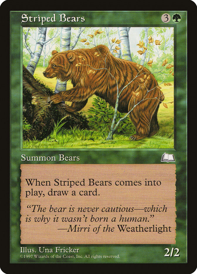 Striped Bears  (Weatherlight)  | Good Games Adelaide SA