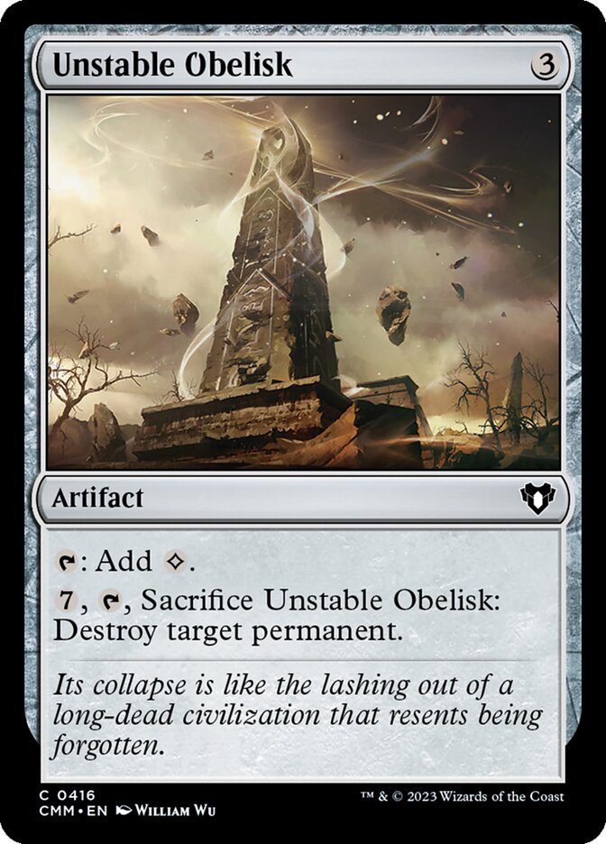 Unstable Obelisk 416 (Commander Masters)  | Good Games Adelaide SA
