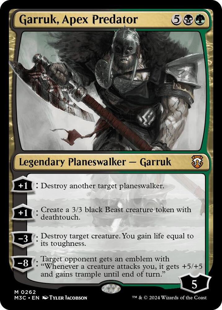 Garruk, Apex Predator 262/411 (Commander: Modern Horizons 3)  - Ripple Foil | Good Games Adelaide SA