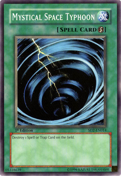 Mystical Space Typhoon [SD2-EN014] Common | Good Games Adelaide SA