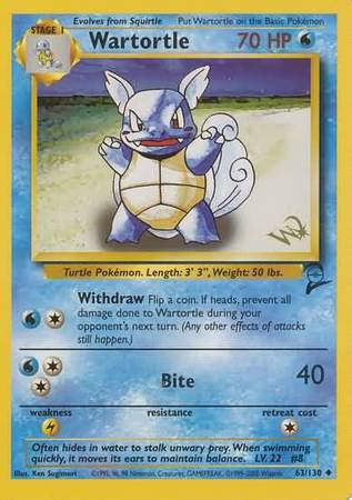 Wartortle (63/130) (W Stamped Promo) [Base Set 2] | Good Games Adelaide SA