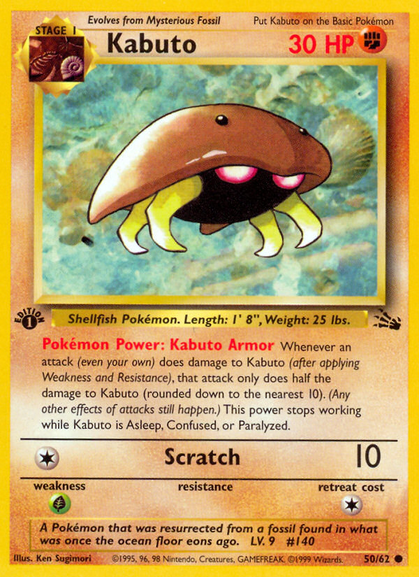 Kabuto (50/62) [Fossil 1st Edition] | Good Games Adelaide SA
