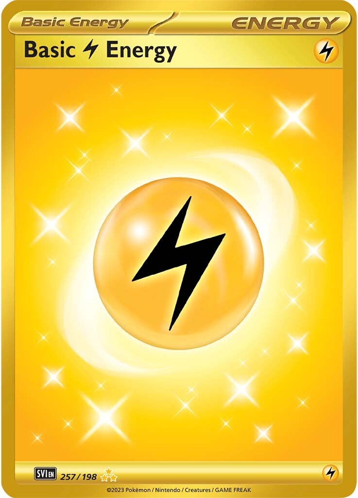 Lightning Energy (257/198) [Scarlet & Violet: Base Set] | Good Games Adelaide SA