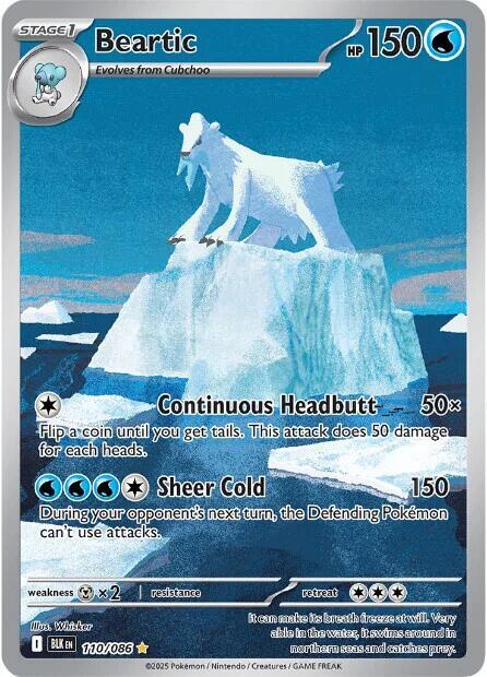 Beartic 110/086 (SV: Black Bolt)  - Holofoil | Good Games Adelaide SA