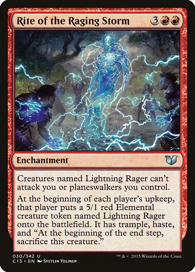 Rite of the Raging Storm [Commander 2015] | Good Games Adelaide SA