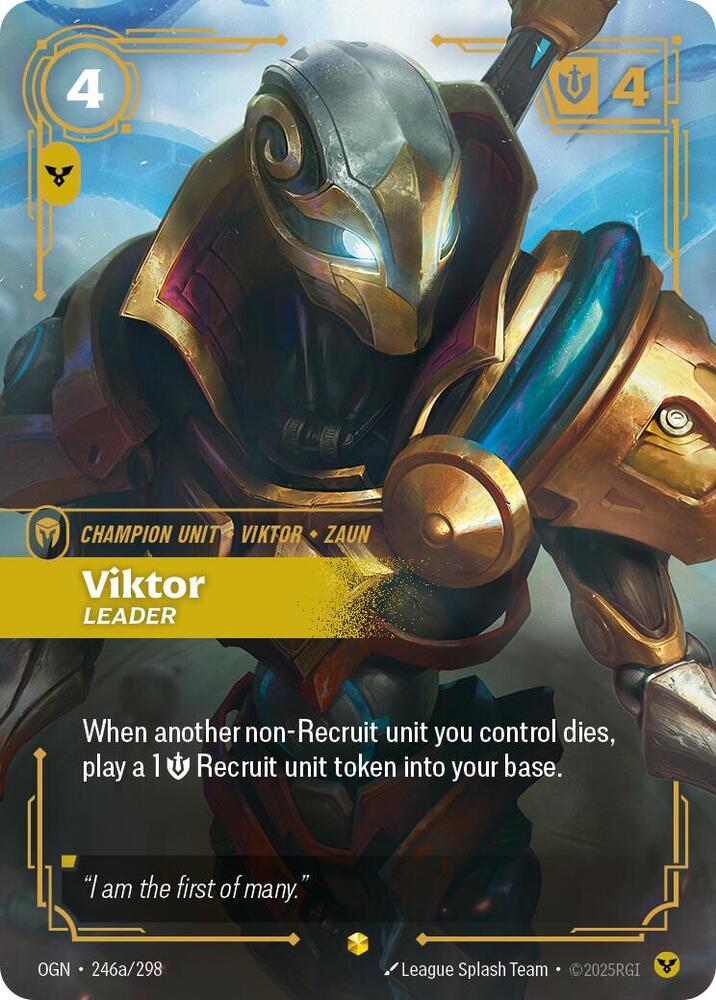 Viktor - Leader 246a/298 (Origins)  - Foil | Good Games Adelaide SA