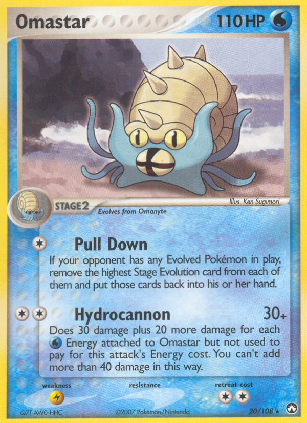 Omastar (20/108) [EX: Power Keepers] | Good Games Adelaide SA