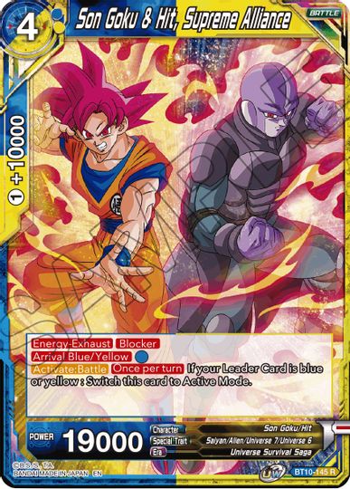 Son Goku & Hit, Supreme Alliance (Event Pack 08) (BT10-145) [Tournament Promotion Cards] | Good Games Adelaide SA