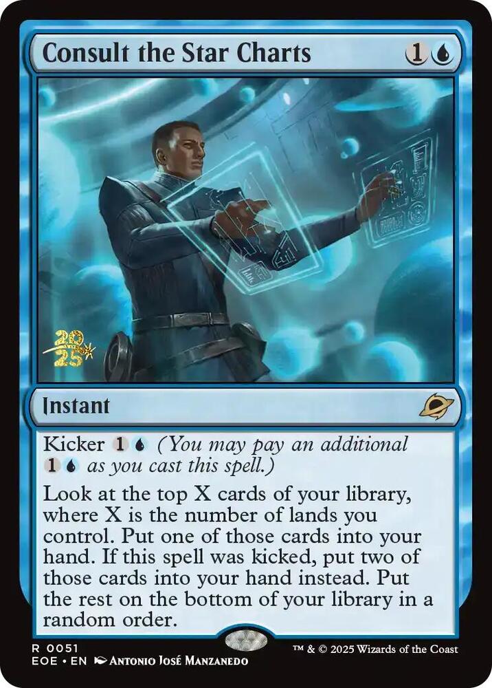 Consult the Star Charts 51 (Prerelease Cards)  - Foil | Good Games Adelaide SA
