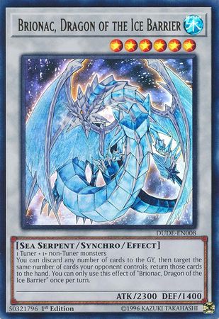 Brionac, Dragon of the Ice Barrier [DUDE-EN008] Ultra Rare | Good Games Adelaide SA