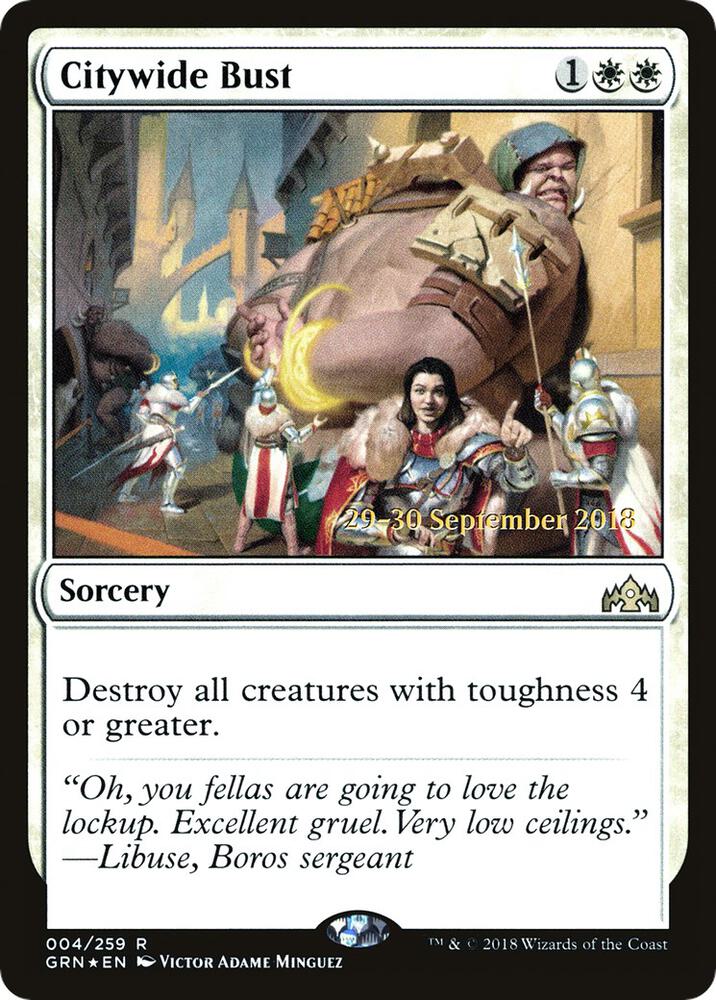 Citywide Bust 4 (Prerelease Cards)  - Foil | Good Games Adelaide SA