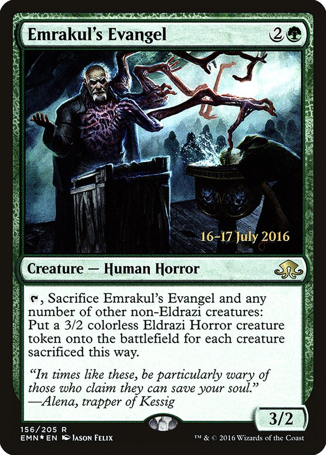 Emrakul's Evangel [Eldritch Moon Promos] | Good Games Adelaide SA