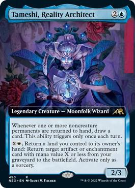 Tameshi, Reality Architect 450 (Kamigawa: Neon Dynasty)  - Extended Art Foil | Good Games Adelaide SA